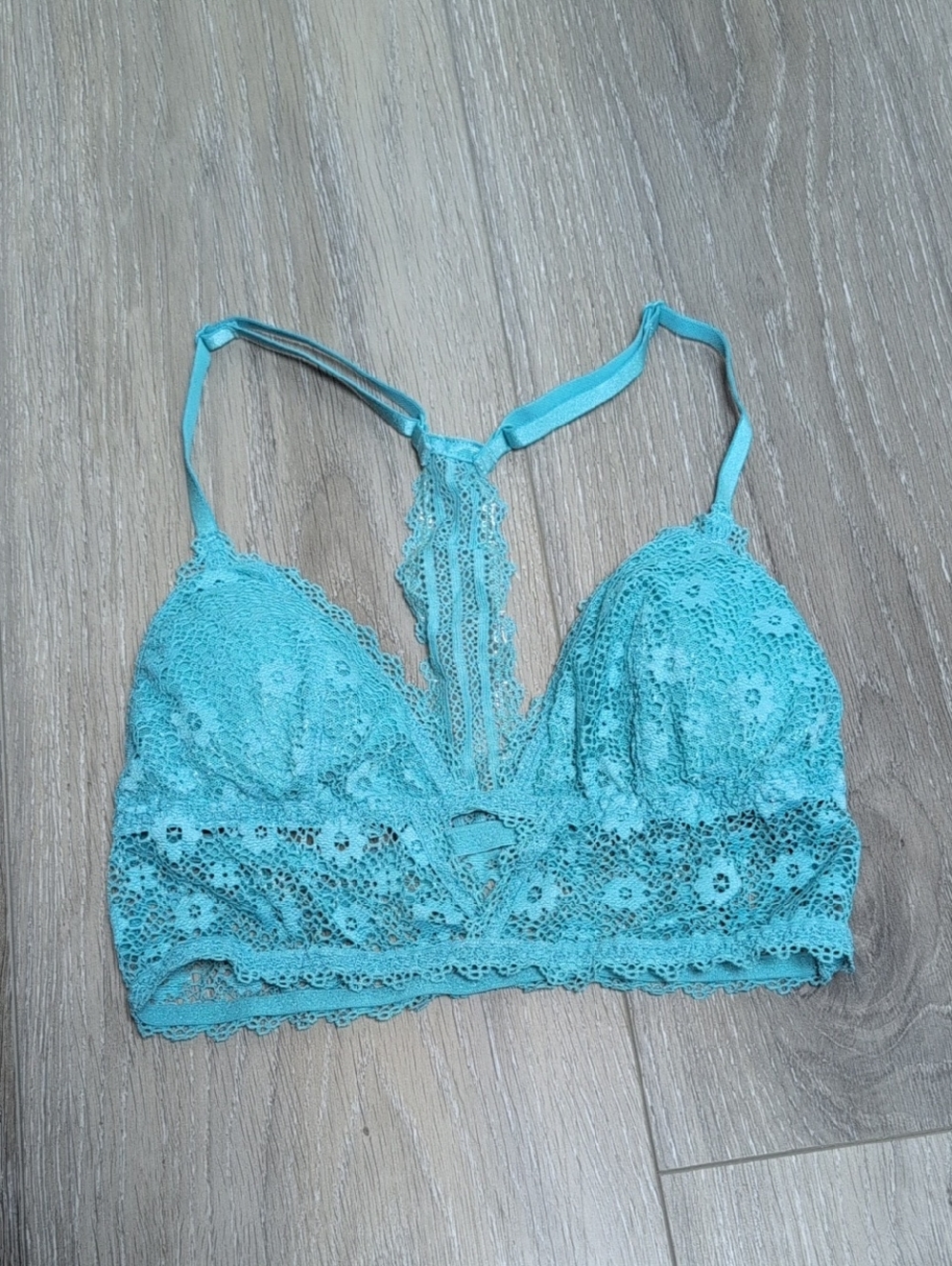 Victoria's Secret Teal Lace Bralette